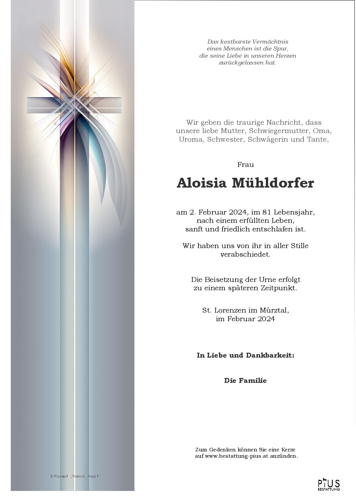 Aloisia Mühldorfer
